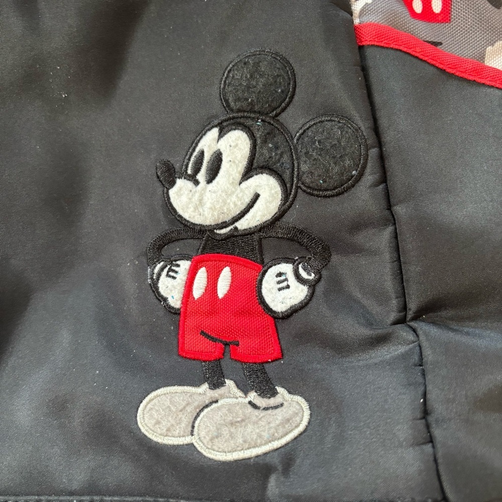 Disney Mickey Mouse Black and Red Tote Diaper Bag. Worn 1X - Picture 8 of 15